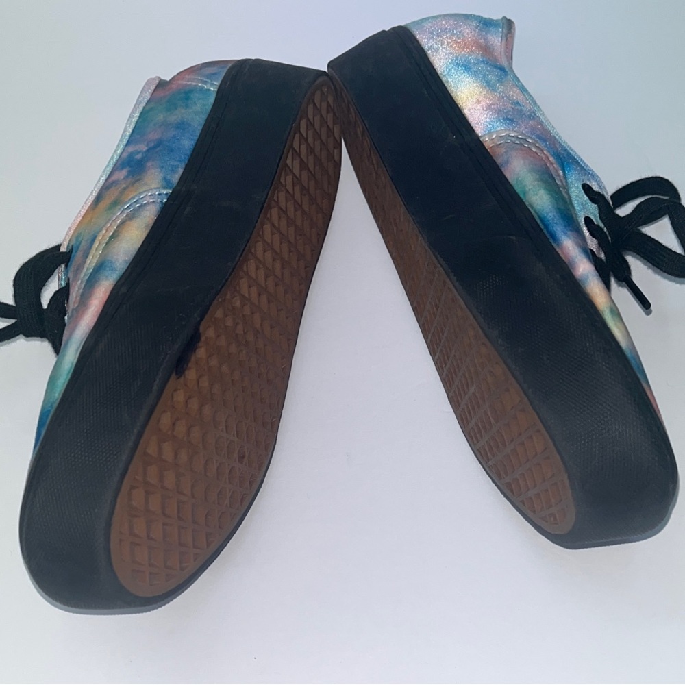 Vans Multicolor Tie-Dye Canvas Sneakers Unisex Men 8.5 Women 10 - Picture 7 of 7